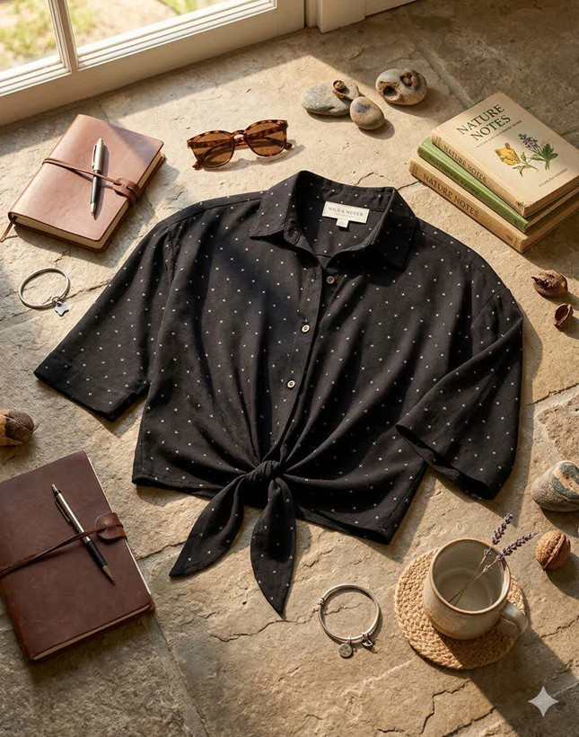 شومیز گره ای مادر و دختری