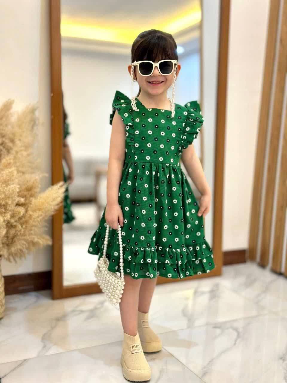 پیراهن سبز بابونه